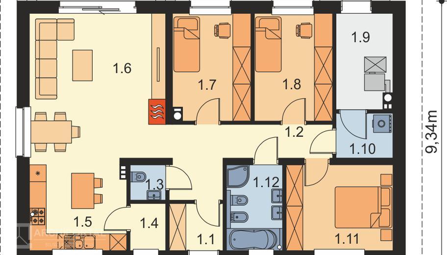 Tracja 2 strop monolityczny