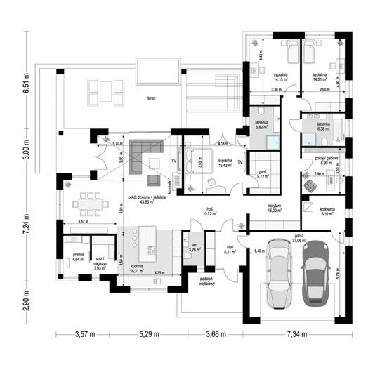 Willa Parterowa wariant C