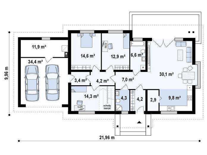 Projekt domu Z106 GL2