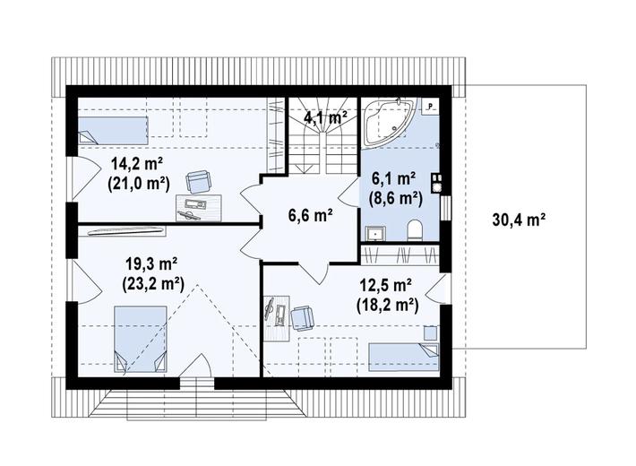 Projekt domu Z128 GP