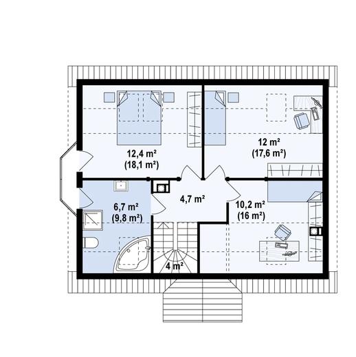 Projekt domu Z14 D w bl
