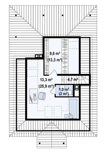 Projekt domu Z16 D 35