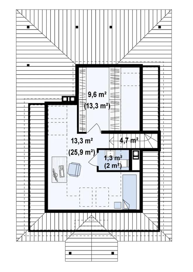 Projekt domu Z16 D 35