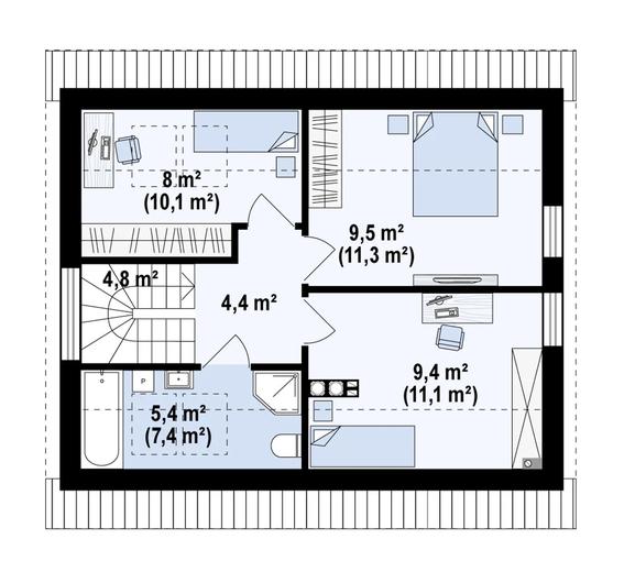 Projekt domu Z211 pc