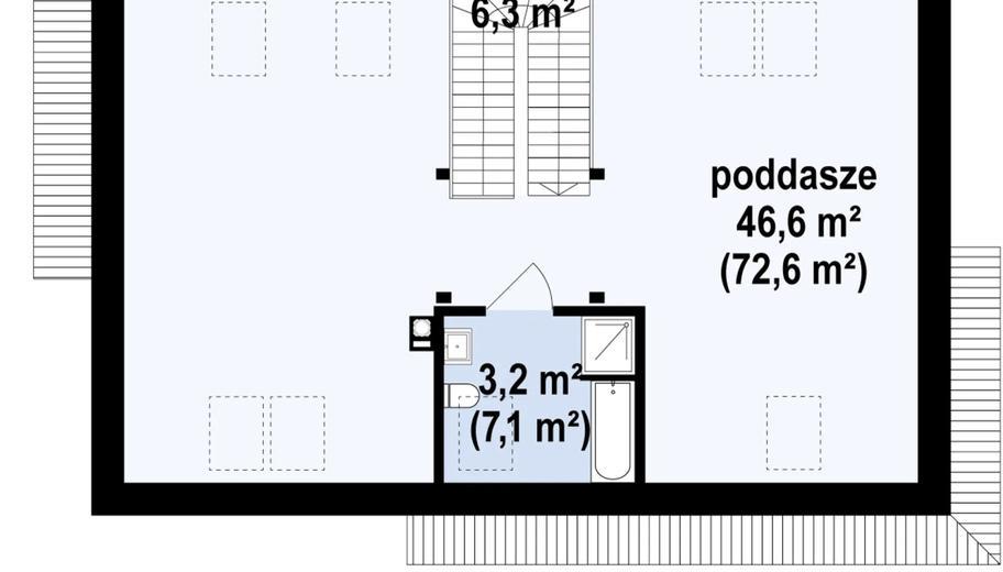 Projekt domu Z517 N