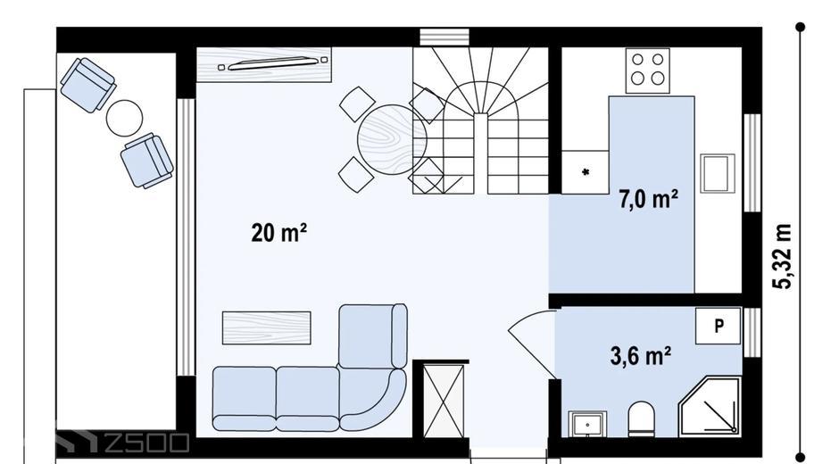 Projekt domu Z523 D