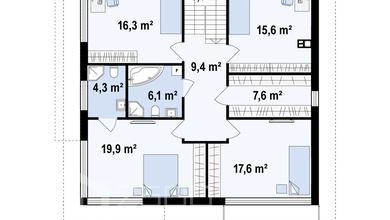 projekt domu Zx7 Projekt domu Zx7 - Murator projekty